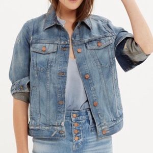 Madewell The Jean Jacket in Ellery Wash size Small